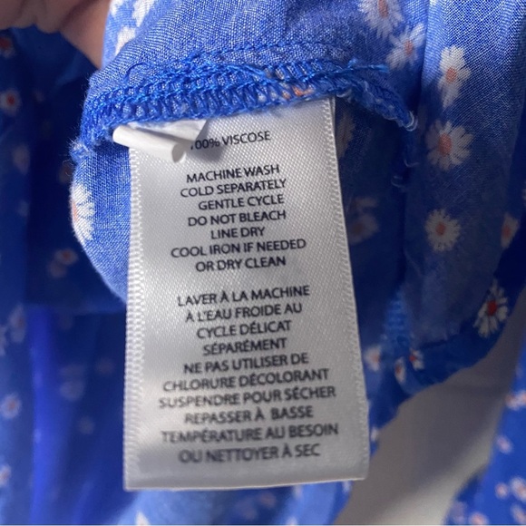 beachlunchlounge Floral daisy button down top XS - Picture 5 of 8